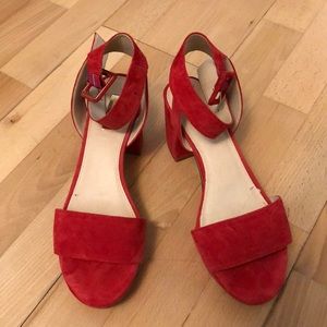 Platform Suede Sandals